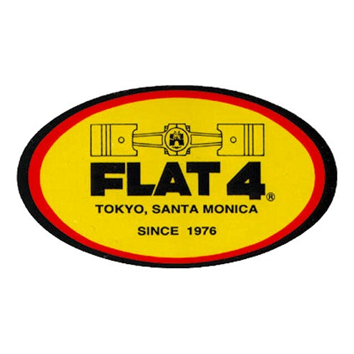  Flat 4 Sticker - 3er-Set - UF11077 