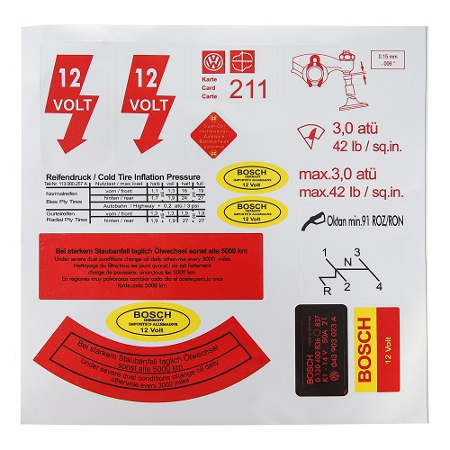     
                
                
    Hoja adhesiva VW Bosch 12v - UF11080
