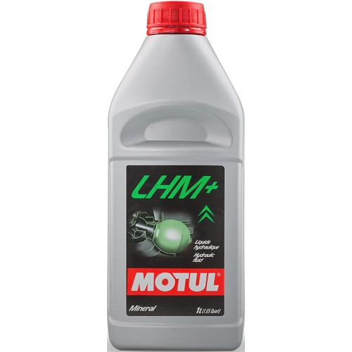 Fluido mineral MOTUL LHM para unidade de potência hidráulica Citroën - verde - 1 Litro