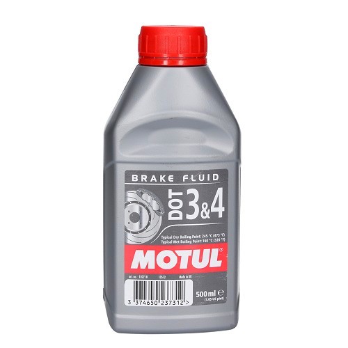 Líquido dos travões MOTUL DOT 3 e 4 - 500ml