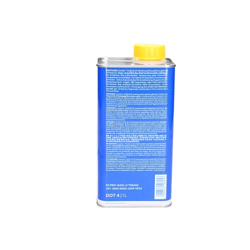 Liquide de frein et d'embrayage DOT 4 ATE TYP 200 - bidon - 1 Litre - UH27016