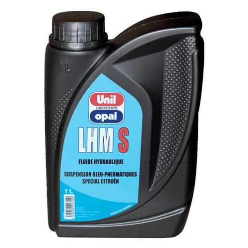 Liquide minéral de frein ou d'hydraulique LHM S vert UNIL OPAL - 1 Litre