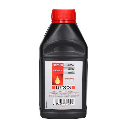  Líquido para travões e embraiagem Ferodo DOT 5.1 - 500 ml - UH27100 