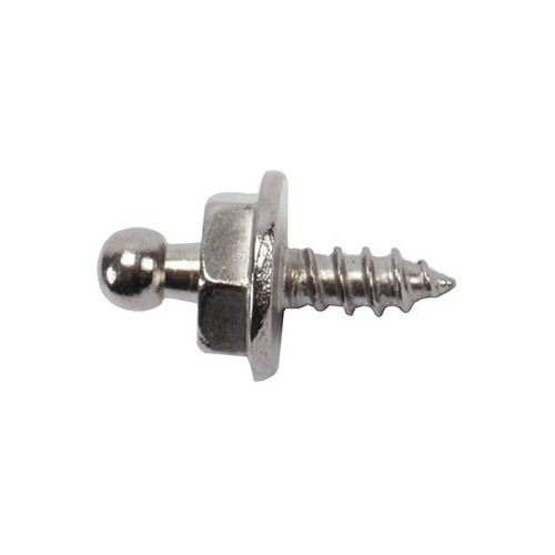 Tenax male chrome screw-in knob - 4.2 x 10 mm - UK00274
