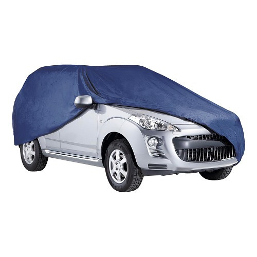  Cobertura exterior para automóvel 4,20 x 1,65 x 1,30 nylon azul - UK40102 