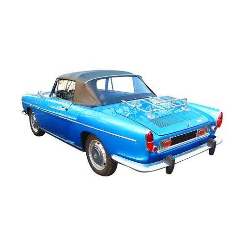 Zwarte vinyl soft top voor Renault Caravelle 1100 (1964-1968) - UK50012