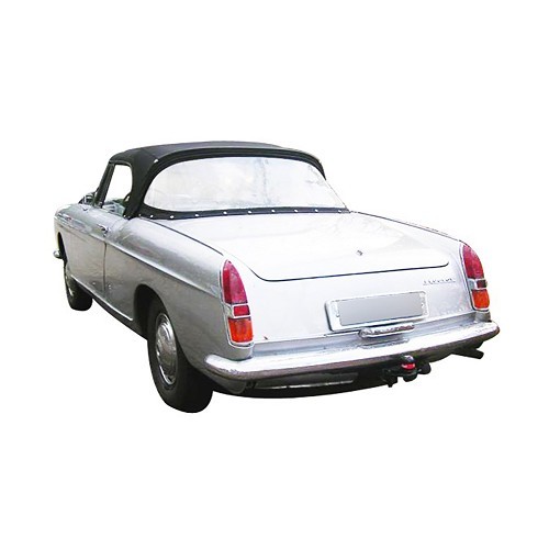  Verdeck aus schwarzem Alpaka für Peugeot 404 Cabriolet mit Panoramablick (67-68) - UK50022 