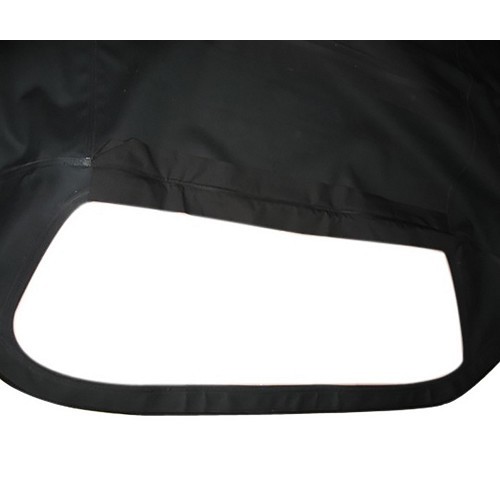 Zwarte Alpaca soft top voor Jaguar E-Type V12 (1972-1975) - UK50046