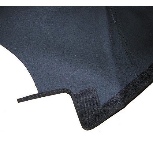 Zwarte Alpaca soft top voor Jaguar E-Type V12 (1972-1975) - UK50046