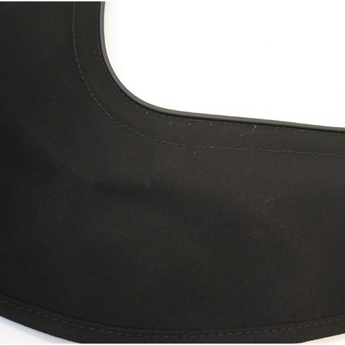 Black alpaca convertible top for Fiat Barchetta - UK50050