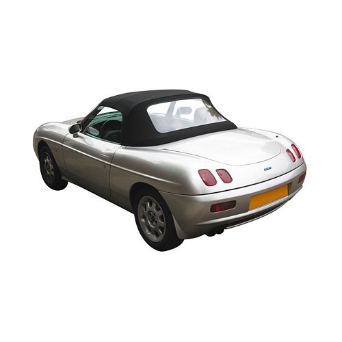  Black alpaca convertible top for Fiat Barchetta - UK50050 