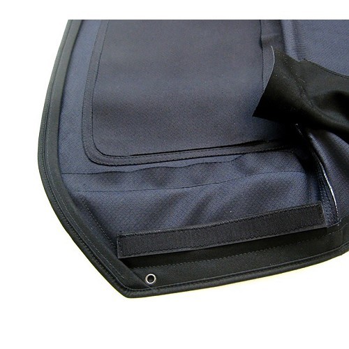 Cofano nero in alpaca per Fiat 124 CS1 (1966-1979) - UK50054