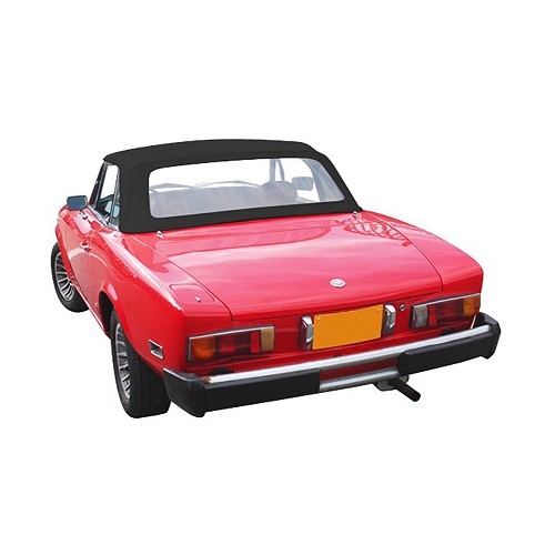  Zwarte alpaca motorkap voor Fiat 124 CS1 (1966-1979) - UK50054 