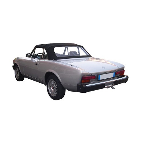  Verdeck aus schwarzem Alpaka für Fiat 124 CS2 (1980-1985) - UK50056 