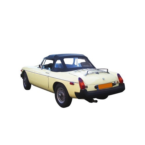  Zwart vinyl soft top voor MG Midget MK3 (1970-1980) - UK50082 