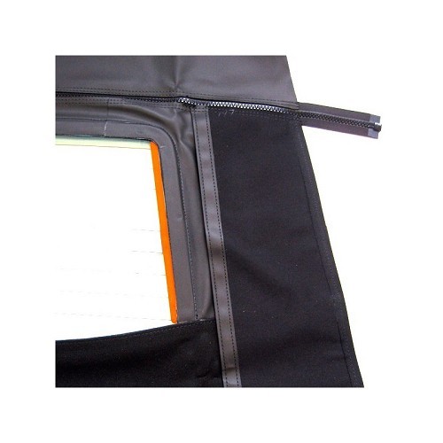 Black alpaca convertible top for Saab 900 (1986-1994) - UK50084