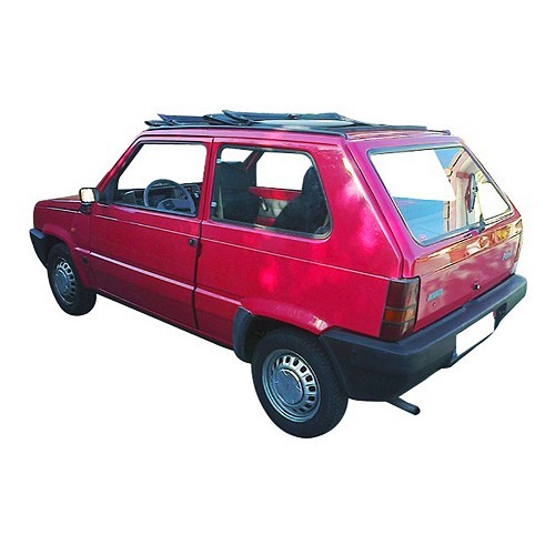  Schwarzes Vinyl-Schiebedach für Fiat Panda Cabrio - UK50086 