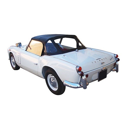  Black vinyl convertible top for Triumph Spitfire mk1 mk2 (1962-1966) - UK50088 