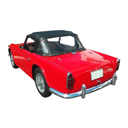  Schwarzes Vinylverdeck für Triumph TR4A (1966-1967) - UK50098 