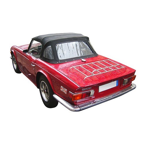  Schwarzes Vinylverdeck für Triumph TR6 - UK50102 