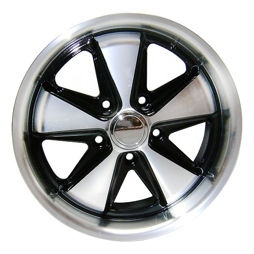 FUCHS style wheel 5 x 130 Black 7 x 17" - ET40 - TÜV - UL10200