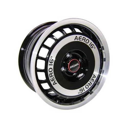  RONAL R50 AERO ruota nera lucida 16 pollici 4 x 100 - UL20000 