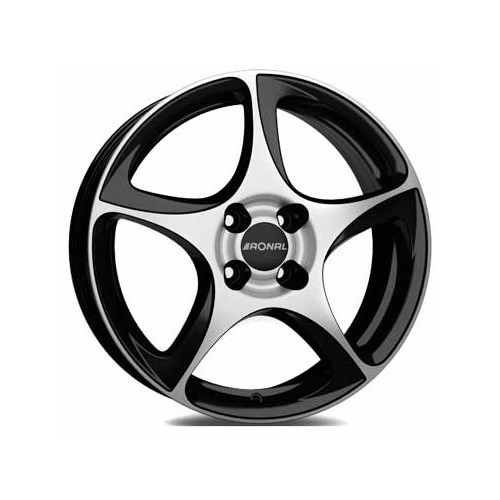  Roda RONAL R53, preto mate, face polida 16 polegadas 4 x 100 ET 38 - UL20165 