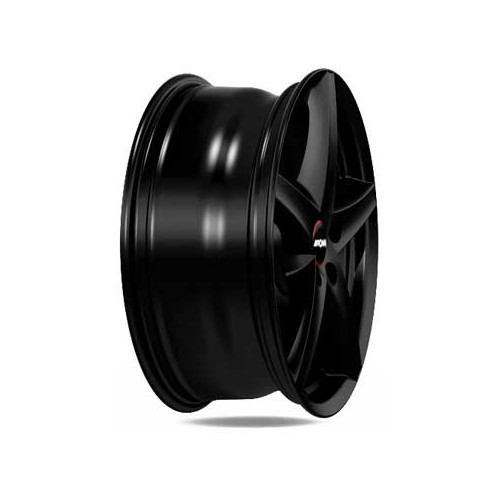 RONAL R41 Matte black wheel rims, 16 inches 5 x 100 ET 38 - UL20240