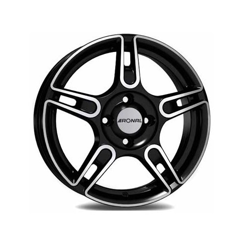  RONAL R52 Black / Polished side wheel rims, 16 inches 4 x 100 ET 38 - UL20330 