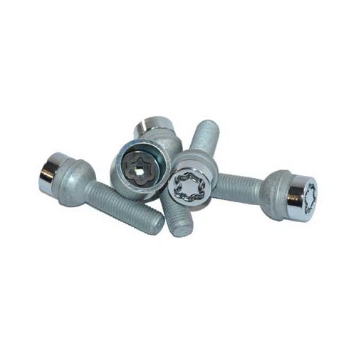  Porcas anti-roubo Mc Gard M12x1,5 com suporte esférico, 39,9 mm / 17 mm - UL21130 