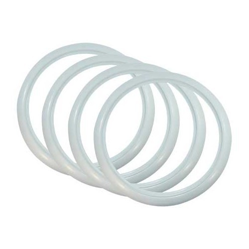  Flancs blancs pour roues 18" - par 4 - UL40118K 