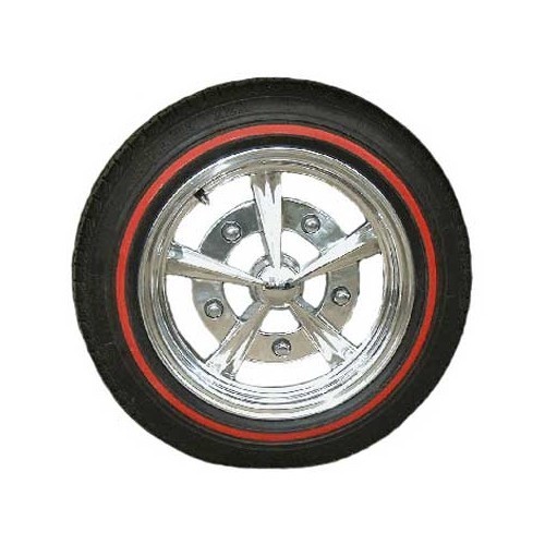  Flancs Rouges fins pour roues 16" - 4 pièces - UL40316K 