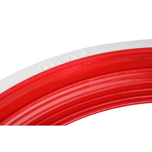 Flancs Rouge & Blanc fins pour roues 15" - par 4 - UL40815K