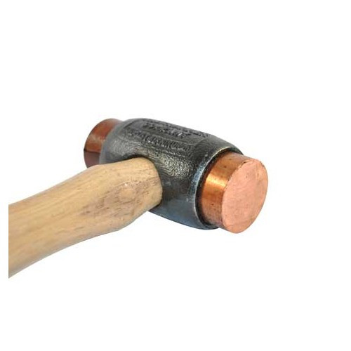 Thor hammer for spoked wheels - Copper / Plain leather - UL44000