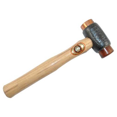 Thor Spoke Wheel Hammer - Cobre / Couro Rough Leather