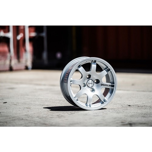 1 Speedline SL434 silver 15" wheel 4 x 108 ET8 - UL60382