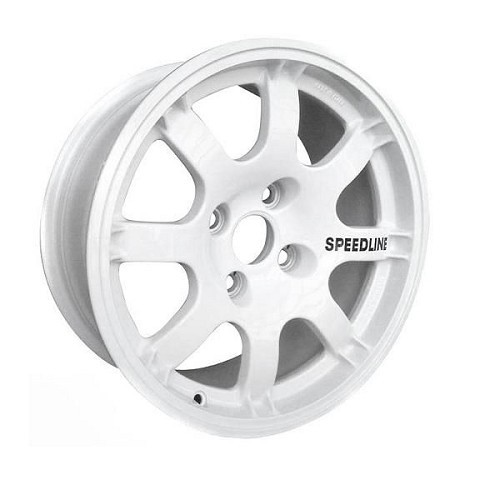  1 llanta Speedline SL434 blanca 15" 4 x 108 ET8 - UL60384 