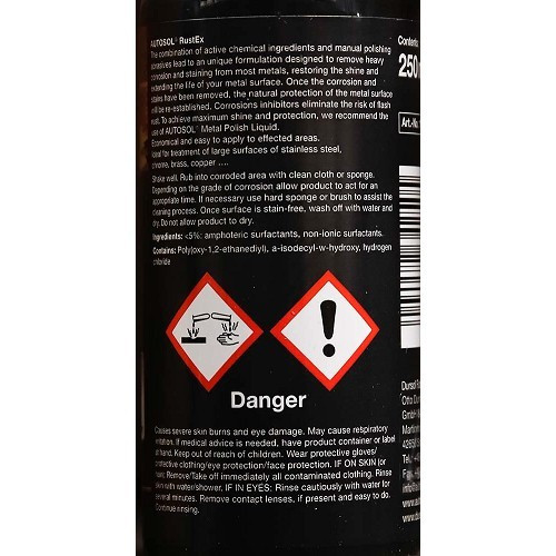  Rostschutzmittel Rust Ex AUTOSOL - Flasche - 250ml - UO08998-1 