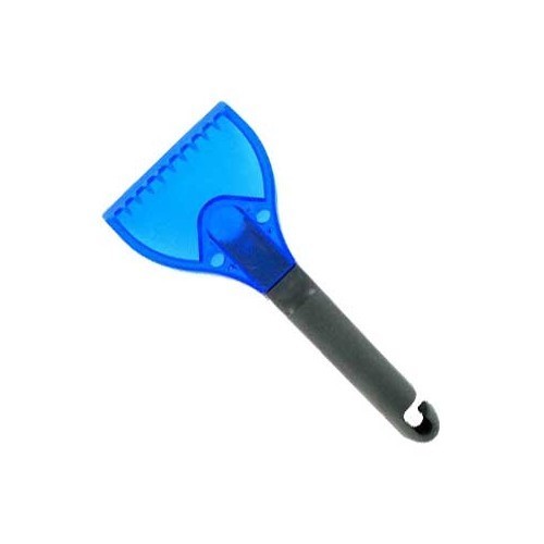 Ice scraper with rubber handle for glasses