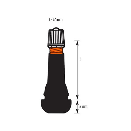 Válvula de rueda de coche universal - TR414 - UO10129