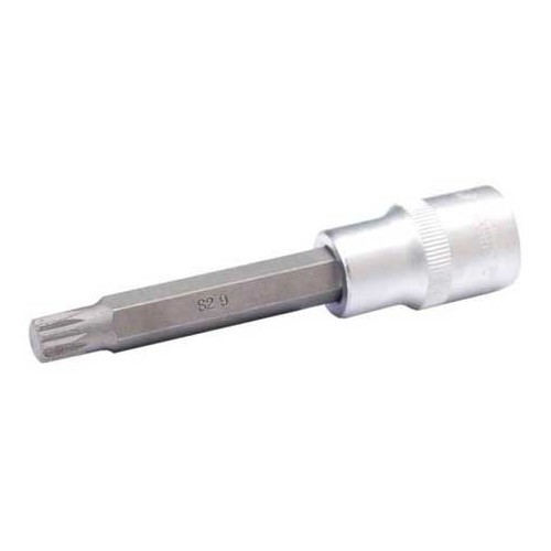  1/2" Bit Socket, Spline Sockets (XZN), 100 mm long, M9 - UO10143 