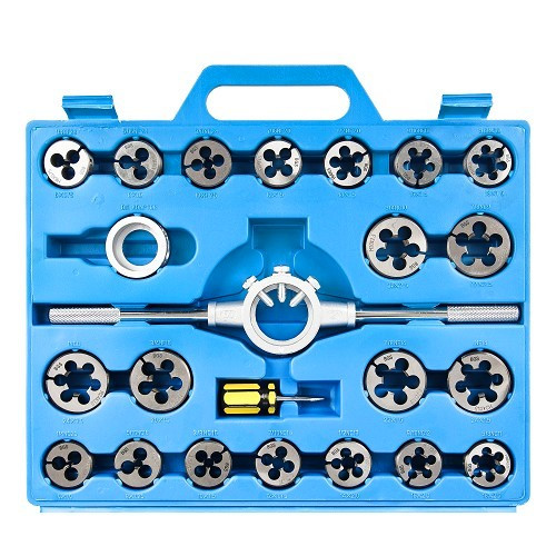 45-piece Tap and Die Set, Tungsten Steel - UO10373