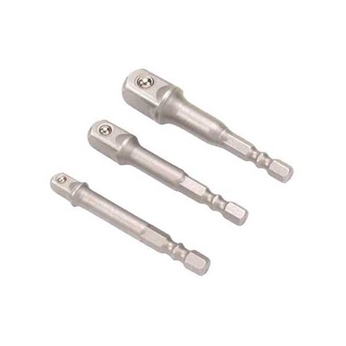 Socket adapters for drills - 3 pieces