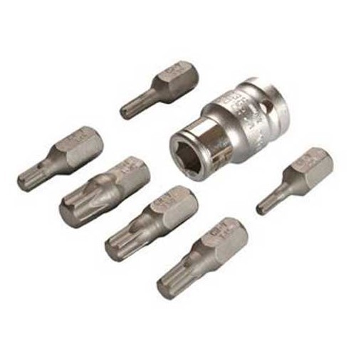  Bits Typ Torx mit Adapter - T 25-&gt;55 - UO10494 