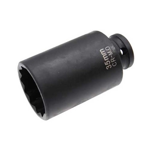  1/2" Impact Socket, 12-point, 35 mm - UO10604 