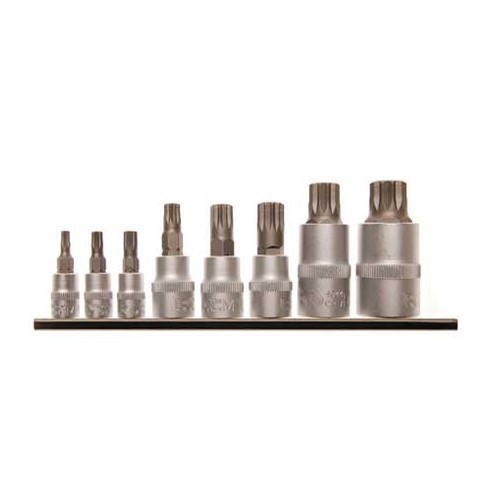  Douilles XZN M4 à M16 pour carré 1/4" - 3/8" - 1/2" - UO10643 