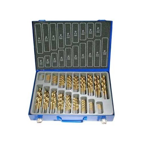  Estuche de 170 brocas de titanio - 1-10 mm - UO10725 