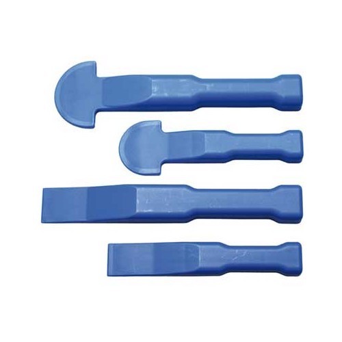  Burins plastique de carrossier - 4 pièces - UO10776 