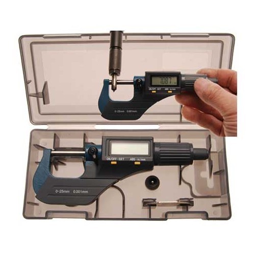  Digitale micrometer / Palmer - 0 - 25 mm - UO10824 