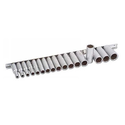 Deep Socket Set Bi-Hex MM 3/8"D - UO20034